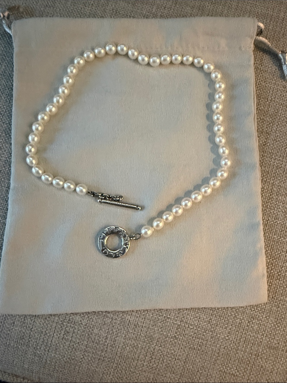 Tiffany & Co Sterling Silver & Pearl Set - Picture 7 of 7